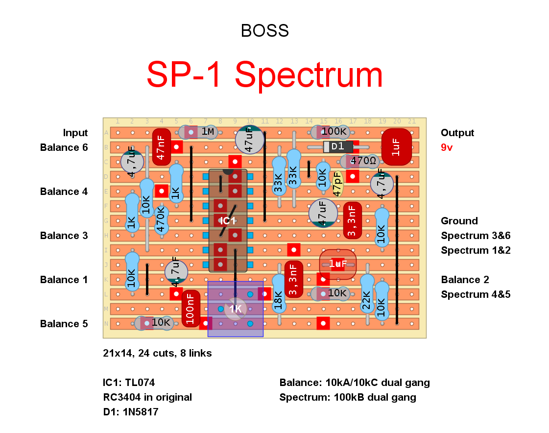 Dirtbox Layouts: Boss SP-1 Spectrum